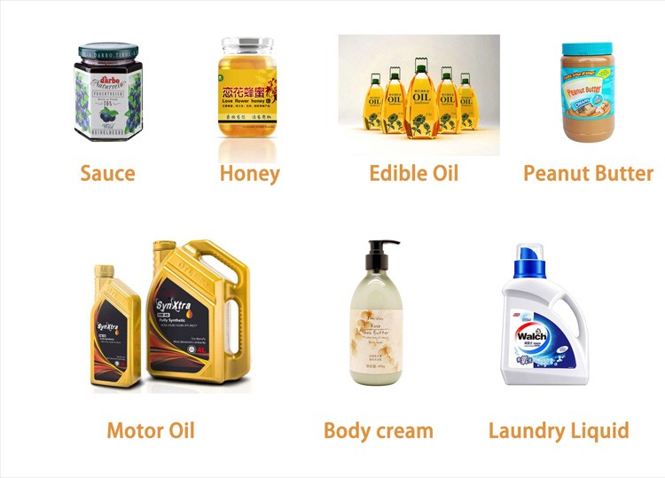 Màquina automàtica d'ompliment de pasta per cuinar oli, salsa