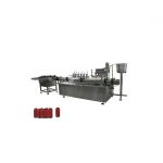 Petita ampolla de gotes d’ulls, màquina d’omplir esmalt d’ungles i tapping